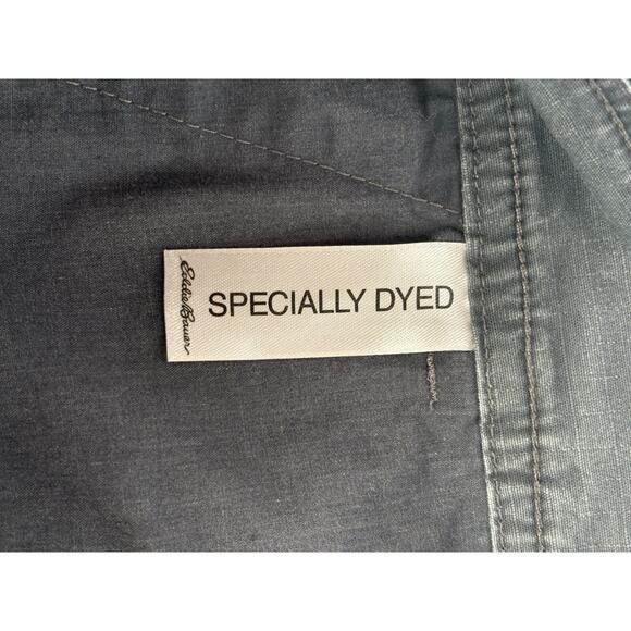 Eddie Bauer Pants Womens 6 Gray Ripstop Cargo Capri Crop Tech Hiking Outdoor - Picture 5 of 9